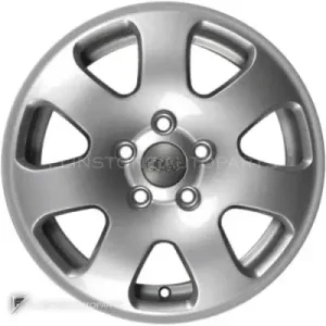 正品轮毂 Audi 7 Spoke 边框 15 英寸车型 A4 8E 颜色 Avus Silver