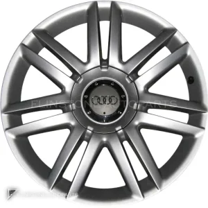 Genuine Wheels Audi 7 Twin Spoke trim 17 inch model A4 8E Colour Diamond Silver