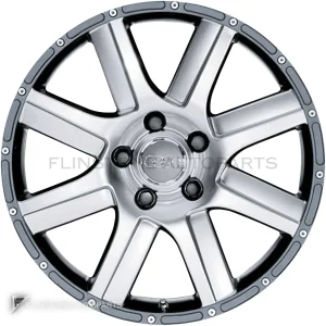 Genuine Wheels Audi 8 Spoke trim 19 inch model Q7 4L Colour Diamond Silver