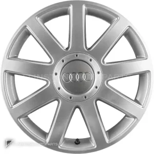 Genuine Wheels Audi 9 Spoke trim 17 inch model A3 8P Colour Silver