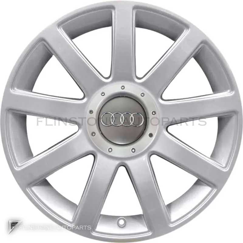 ล้อแท้นำเข้า Audi 9 Spoke ขอบ 18 นิ้ว รุ่น A8 4E สี Silver