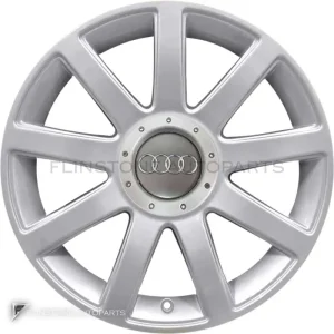 正品轮毂 Audi 9 Spoke 边框 17 英寸车型 A4 8E 颜色 Silver