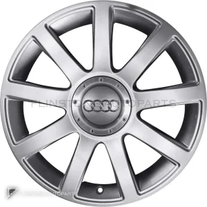 正品轮毂 Audi 9 Spoke 边框 18 英寸车型 A6 4B 颜色 Silver