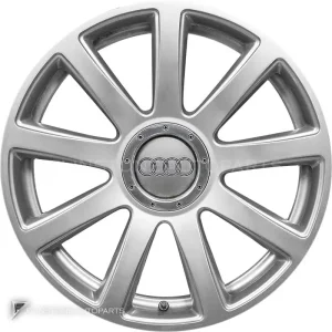 正品轮毂 Audi 9 Spoke 边框 18 英寸车型 A6 4Z 颜色 Silver