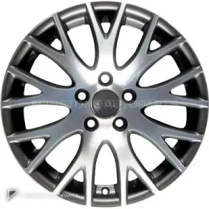 正品轮毂 Audi 9 Y Spoke 边框 17 英寸车型 A4 8H 颜色 Grey with Diamond Cut