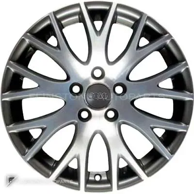 ล้อแท้ Audi 9 Y Spoke ขอบ 17 นิ้ว รุ่น A4 8H สี Grey with Diamond Cut