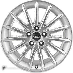正品轮毂 Audi Multi Spoke 边框 17 英寸车型 A4 8W9 颜色 Diamond Silver