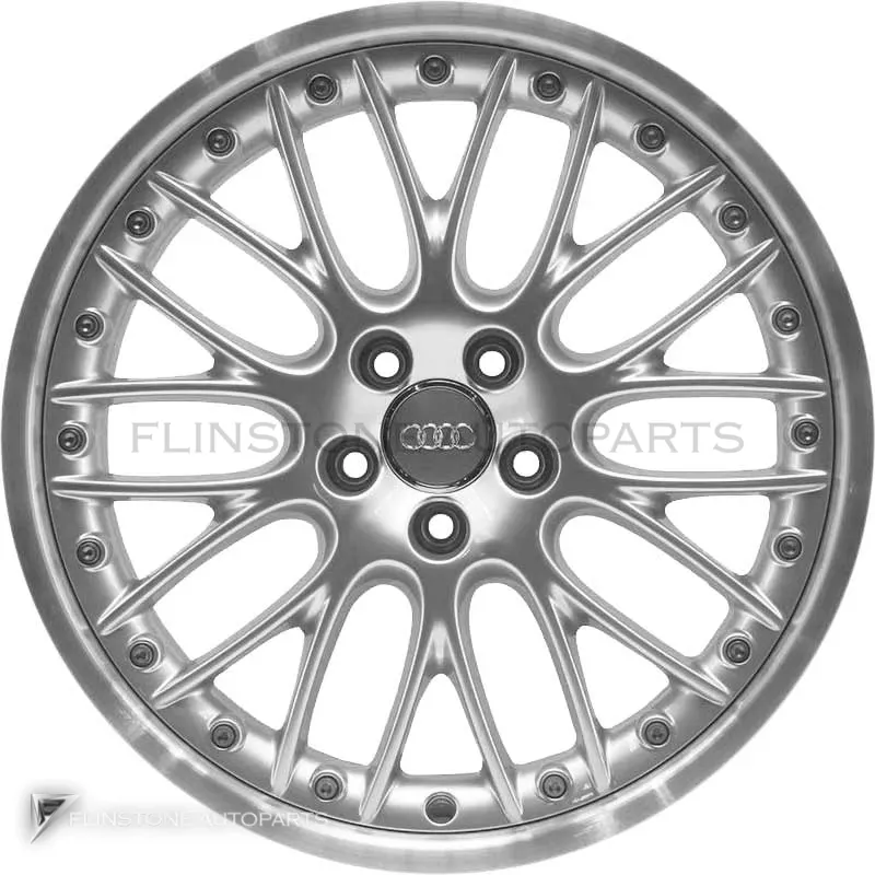 ล้อแท้นำเข้า Audi Multi Spoke ขอบ 19 นิ้ว รุ่น A6 4F สี Silver