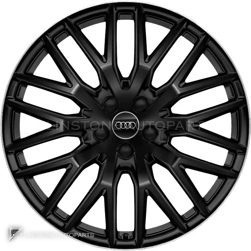 ล้อแท้นำเข้า Audi Multi Spoke ขอบ 20 นิ้ว รุ่น Q7 4M สี Gloss Black with Diamond Cut