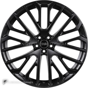 ล้อแท้ Audi Multi Spoke ขอบ 21 นิ้ว รุ่น Q8 4M8 สี Phantom Black with Diamond Cut