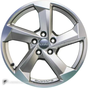 ล้อแท้ Audi Quattro Rotor Spoke ขอบ 18 นิ้ว รุ่น A4 8W9 สี Platinum with Diamond Cut