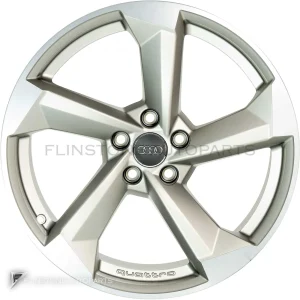 ล้อแท้ Audi Quattro Rotor Spoke ขอบ 19 นิ้ว รุ่น A4 8W สี Platinum with Diamond Cut