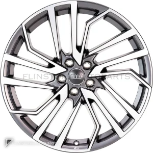 ล้อแท้ Audi RS 5 Segment Spoke ขอบ 20 นิ้ว รุ่น A7 4K8 สี Matt Black with Diamond Cut