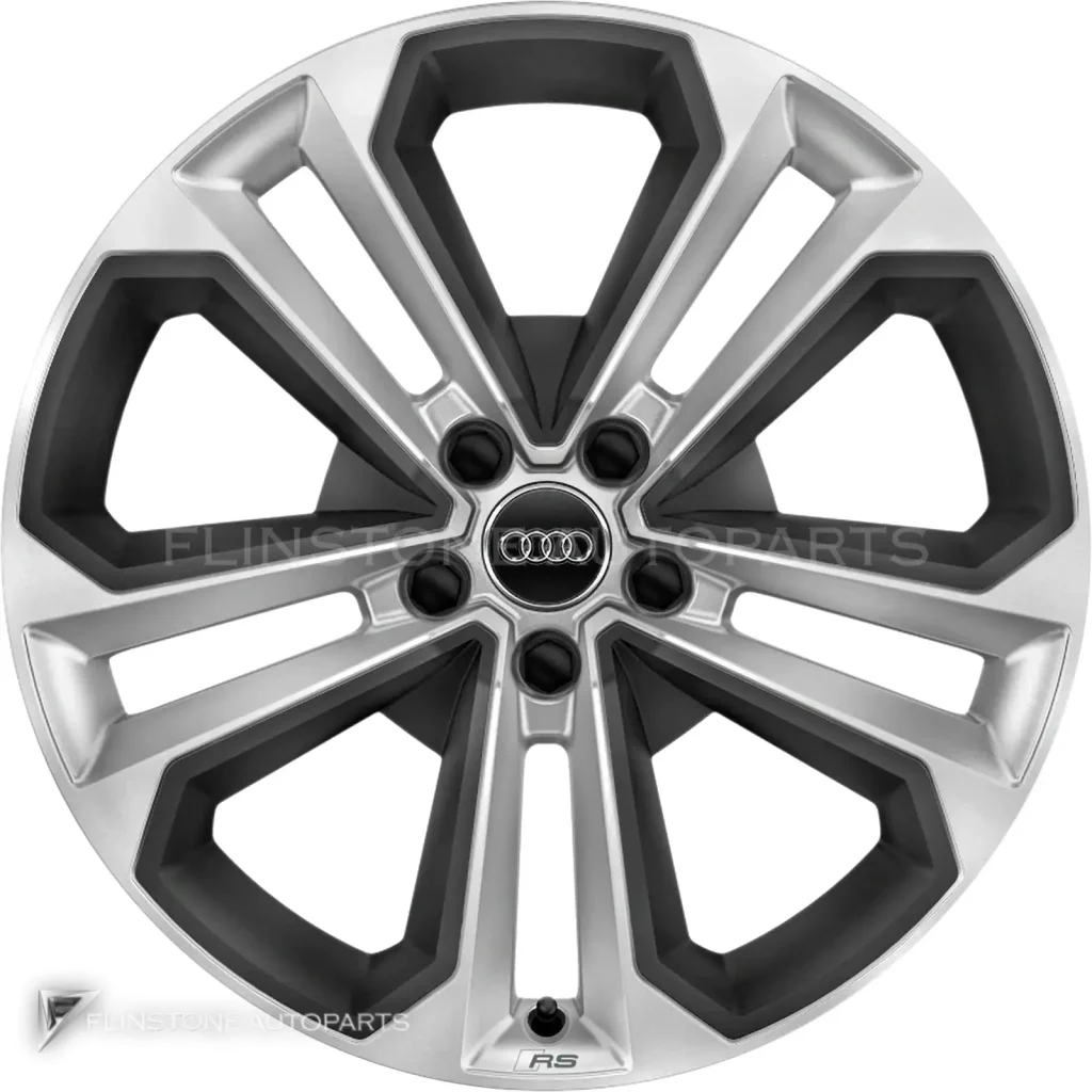 ล้อแท้ Audi RS Spoke ขอบ 19 นิ้ว รุ่น A4 8W9 สี Galvano Silver