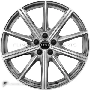 ล้อแท้ Audi Sport 10 Spoke Star ขอบ 20 นิ้ว รุ่น A7 4K8 สี Dark Galvanic Silver with Diamond Cut