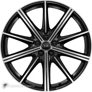 ล้อแท้ Audi Sport 10 Spoke Star ขอบ 21 นิ้ว รุ่น Q7 4M สี Anthracite Black with Diamond Cut