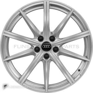 ล้อแท้ Audi Sport 10 Star Spoke ขอบ 19 นิ้ว รุ่น A4 8W สี Galvano Silver