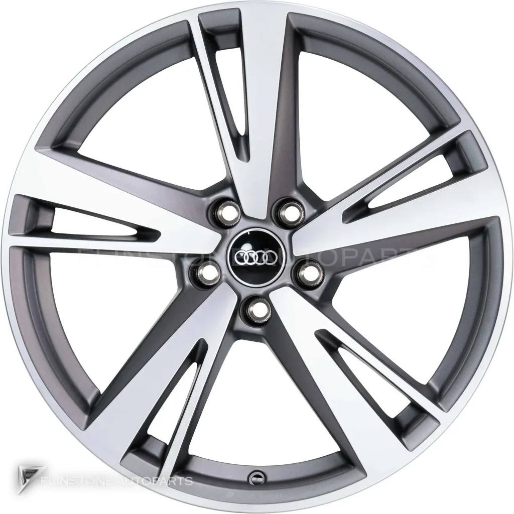 ล้อแท้นำเข้า Audi Sport 5 Arm Blade ขอบ 19 นิ้ว รุ่น TT 8S สี Titanium Grey with Diamond Cut