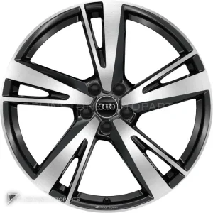 ล้อแท้ Audi Sport 5 Arm Blade ขอบ 21 นิ้ว รุ่น A6 4K สี Titanium Grey with Diamond Cut