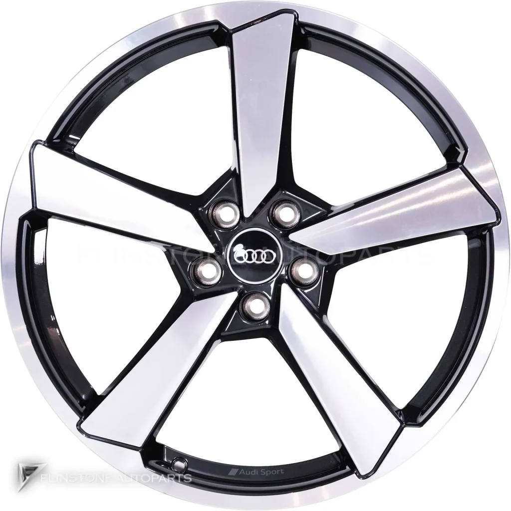 ล้อแท้นำเข้า Audi Sport 5 Arm Cutter ขอบ 20 นิ้ว รุ่น TT 8S สี Anthracite Black with Diamond Cut