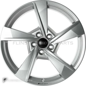 ล้อแท้ Audi Sport 5 Arm Torsio ขอบ 19 นิ้ว รุ่น A4 8W สี Galvano Silver
