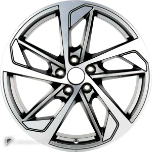 ล้อแท้ Audi Sport 5 Arm Trapezoid ขอบ 19 นิ้ว รุ่น A3 8Y สี Titanium Grey with Diamond Cut