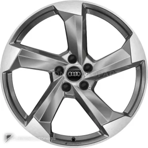 ล้อแท้ Audi Sport 5 Arm Turbine Quattro ขอบ 20 นิ้ว รุ่น A7 4K8 สี Platinum with Diamond Cut