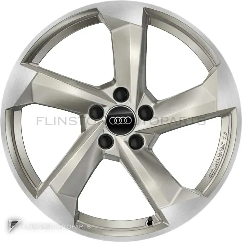 ล้อแท้นำเข้า Audi Sport 5 Arm Turbine ขอบ 19 นิ้ว รุ่น TT 8S สี Platinum with Diamond Cut
