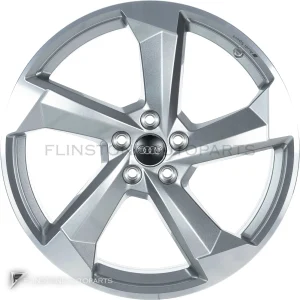 ล้อแท้ Audi Sport 5 Arm Turbine ขอบ 20 นิ้ว รุ่น A6 4K9 สี Dark Galvanic Silver with Diamond Cut