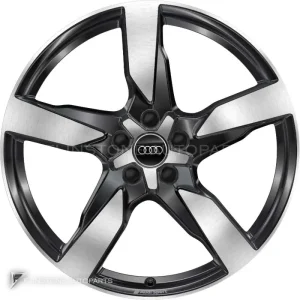 ล้อแท้ Audi Sport 5 Arm ขอบ 20 นิ้ว รุ่น A6 4K สี Anthracite Black with Diamond Cut