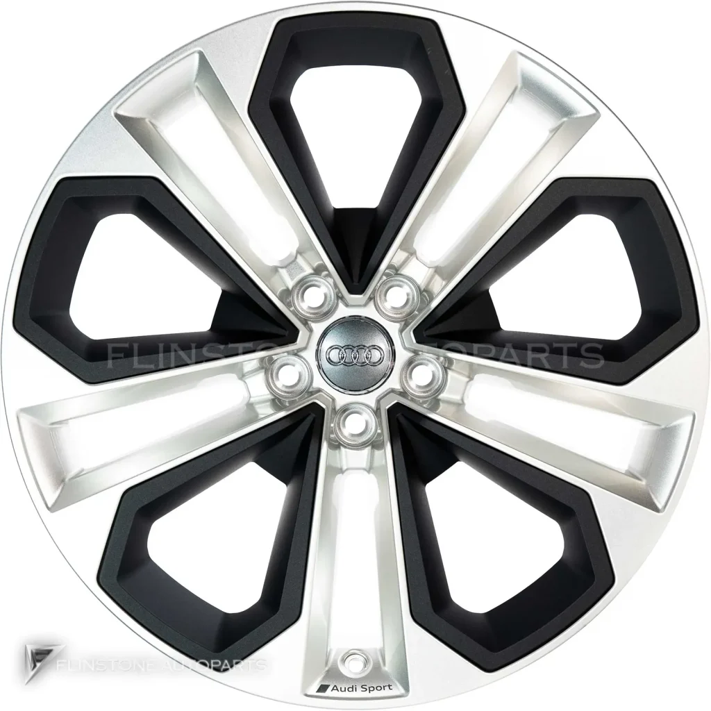 ล้อแท้นำเข้า Audi Sport 5 Double Spoke Module ขอบ 20 นิ้ว รุ่น Q3 83A สี Galvano Silver