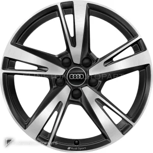 ล้อแท้ Audi Sport 5 Double ขอบ 18 นิ้ว รุ่น A3 8Y สี Anthracite Black with Diamond Cut