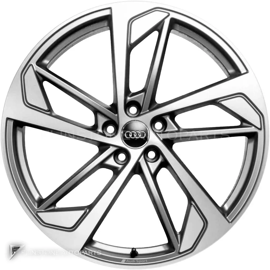 ล้อแท้ Audi Sport 5 Parallel Spoke ขอบ 21 นิ้ว รุ่น A7 4K8 สี Titanium Grey with Diamond Cut