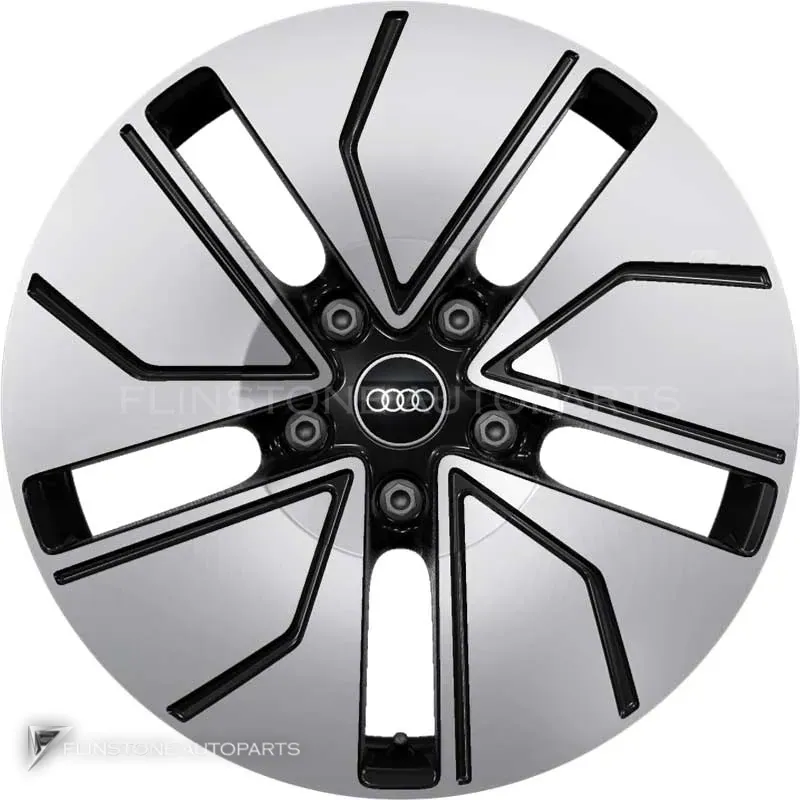 ล้อแท้ Audi Sport 5 Segment ขอบ 19 นิ้ว รุ่น e-tron 4J สี Gloss Black with Diamond Cut