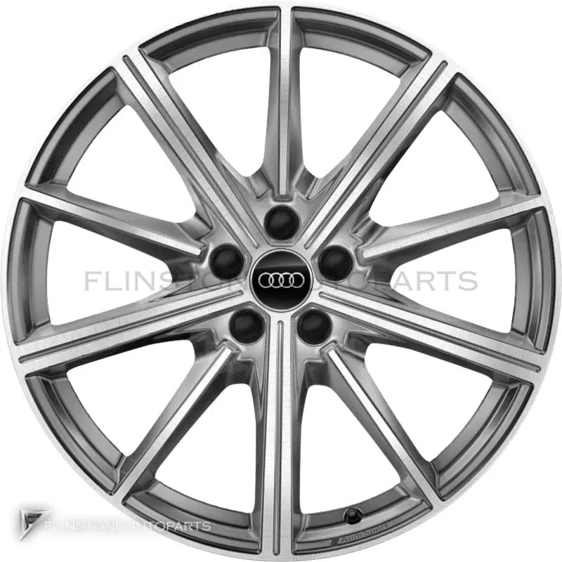 ล้อแท้ Audi Sport 5 Spoke Star ขอบ 21 นิ้ว รุ่น TT 4N สี Titanium Grey with Diamond Cut