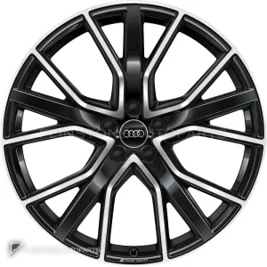 ล้อแท้ Audi Sport 5 V Spoke Star ขอบ 20 นิ้ว รุ่น TT 4N สี Anthracite Black with Diamond Cut