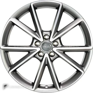 ล้อแท้ Audi Sport 5 V Spoke ขอบ 20 นิ้ว รุ่น TT 8S สี Titanium Grey with Diamond Cut