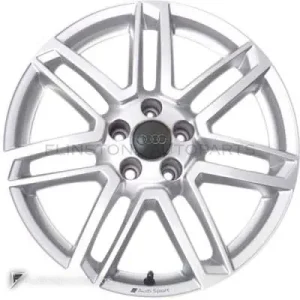 ล้อแท้ Audi Sport 7 Double ขอบ 18 นิ้ว รุ่น TT 8S สี Galvano Silver