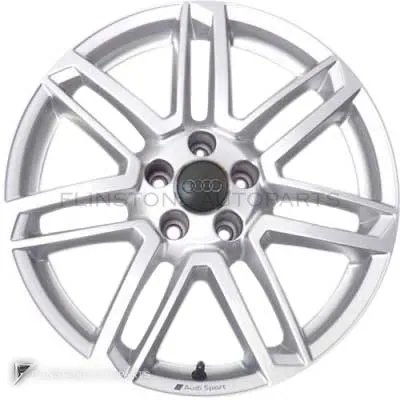 ล้อแท้นำเข้า Audi Sport 7 Double ขอบ 18 นิ้ว รุ่น TT 8S สี Galvano Silver