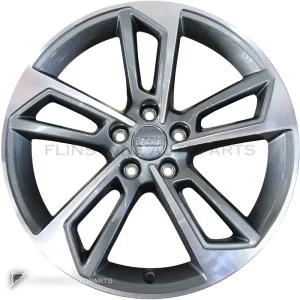 ล้อแท้ Audi Trapezoid Spoke ขอบ 18 นิ้ว รุ่น A4 8W สี Graphite Grey with Diamond Cut