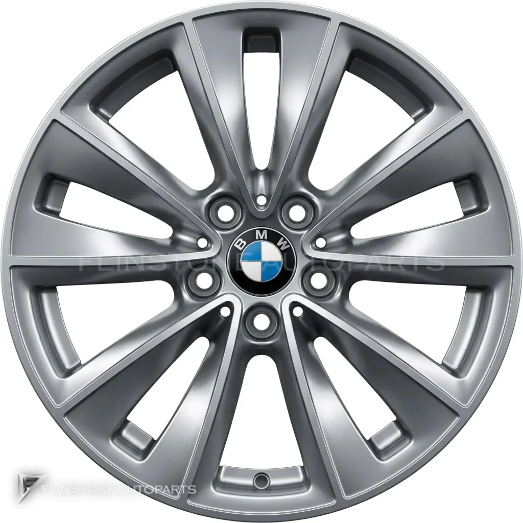 ล้อแท้ BMW 247 Forged ขอบ 18 นิ้ว สี Grey with Polished (Forged)