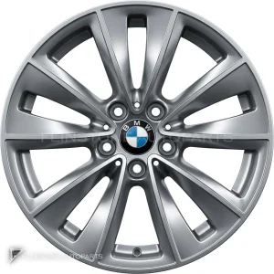 ล้อแท้ BMW 247 Forged ขอบ 18 นิ้ว สี Grey with Polished (Forged)