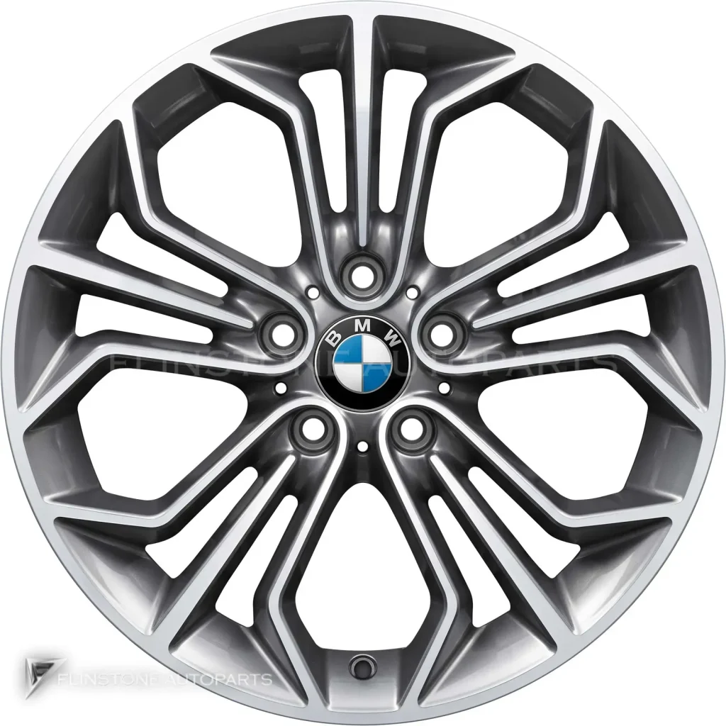 Genuine Wheels BMW 323 trim 18 inch Colour Ferric Grey with Bright Turned