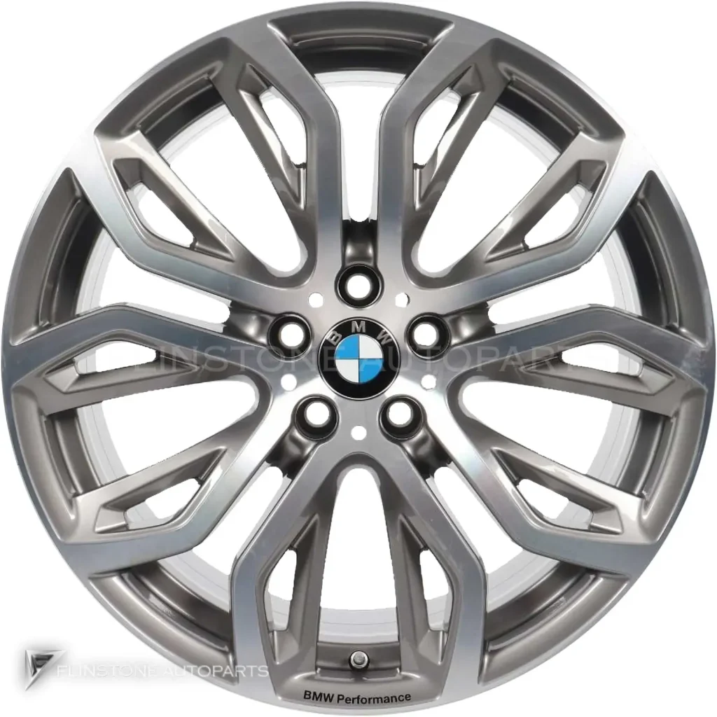 ล้อแท้ BMW 375 Performance ขอบ 21 นิ้ว สี Ferric Grey with Bright Turned