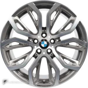 ล้อแท้ BMW 375 Performance ขอบ 21 นิ้ว สี Ferric Grey with Bright Turned