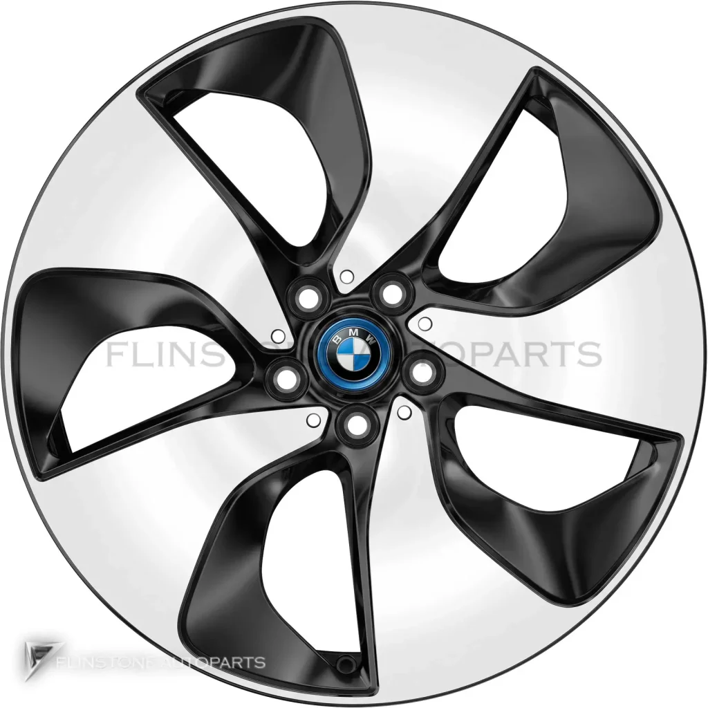 正品轮毂 BMW 444 边框 20 英寸颜色 Black with Bright Turned