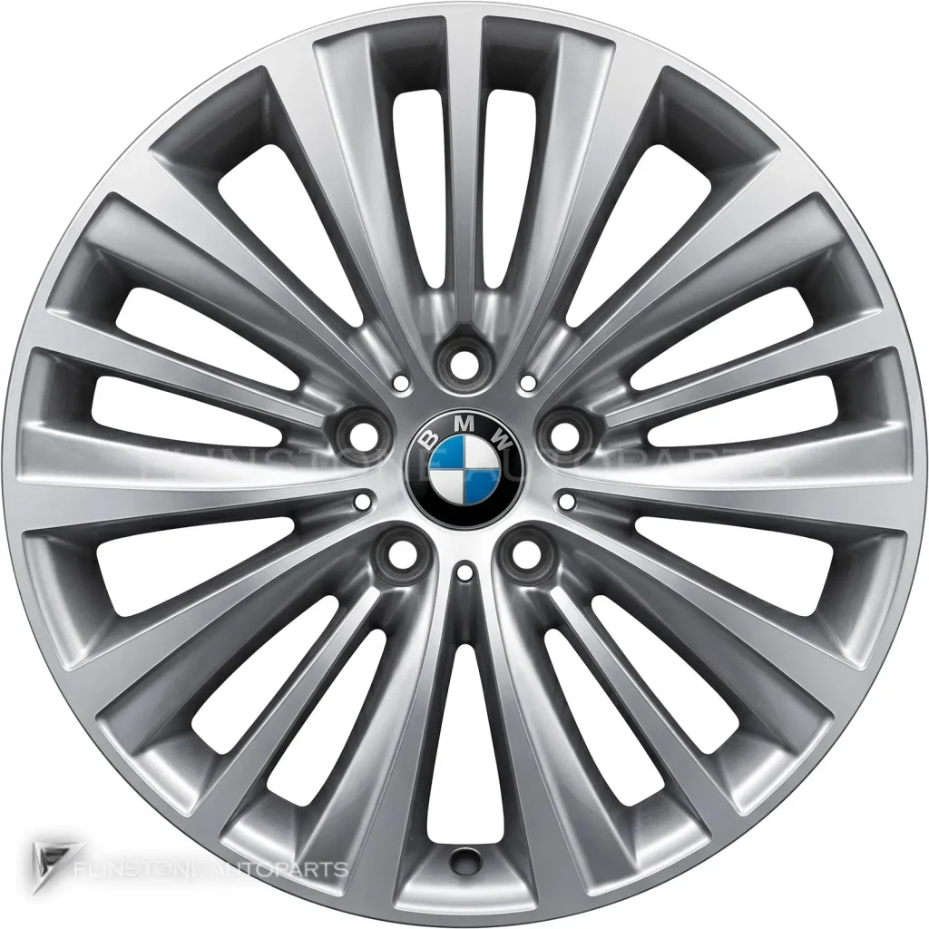 Genuine Wheels BMW 458 trim 19 inch Colour Ferric Grey with Bright Turned