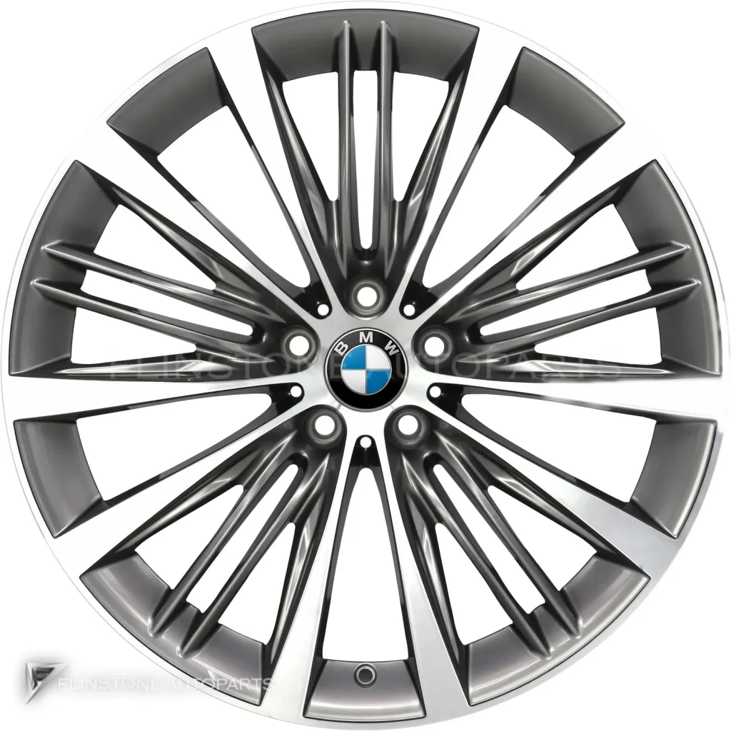正品轮毂 BMW 463 边框 21 英寸颜色 Ferric Grey with Bright Turned