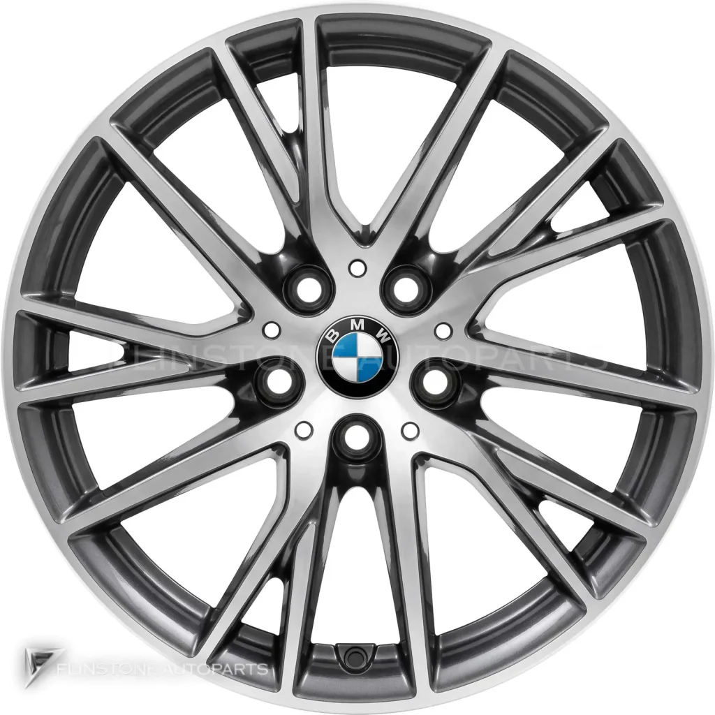 Genuine Wheels BMW 489 trim 17 inch Colour Orbit Grey with Bright Turned