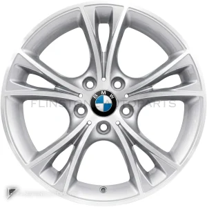 ล้อแท้ BMW 515 ขอบ 18 นิ้ว สี Silver with Bright Turned